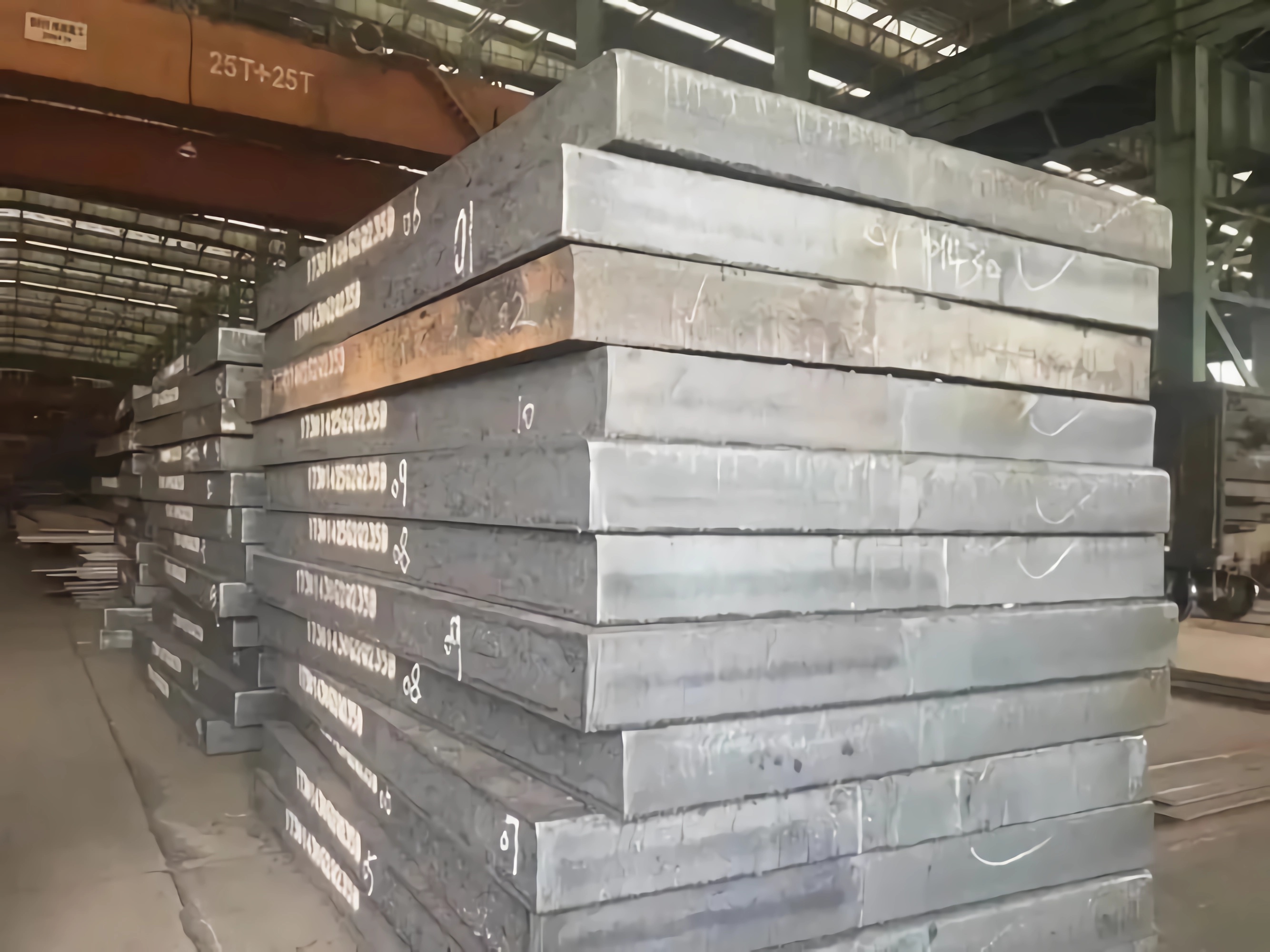 Wear-resistant steel plate